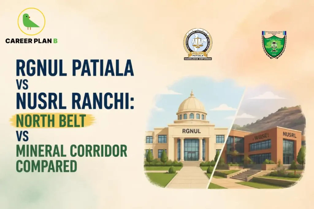RGNLU Patiala vs NUSRL Ranchi Comparing Law Education, Regional Legal Networks, Campus, and Career Opportunities