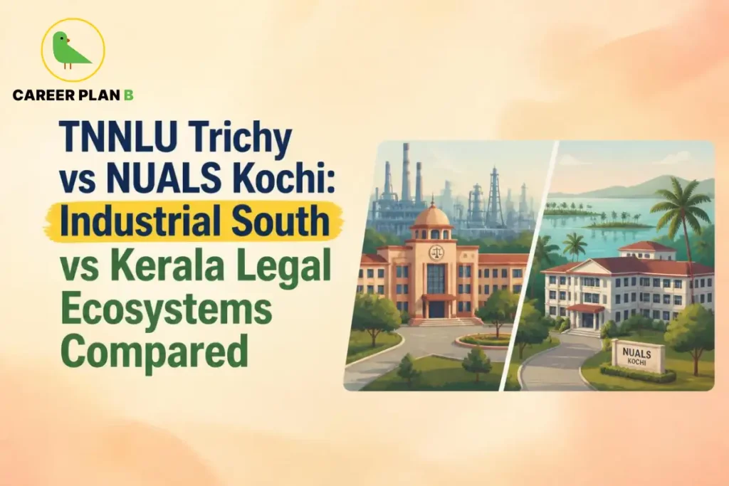 TNNLU Trichy vs NUALS Kochi comparing Industrial South and Kerala legal ecosystems for law aspirants