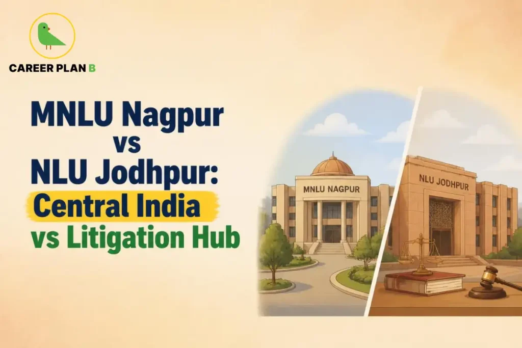 MNLU Nagpur vs NLU Jodhpur Comparing Law Education, Campus Environment, Legal Networks, and Career Opportunities