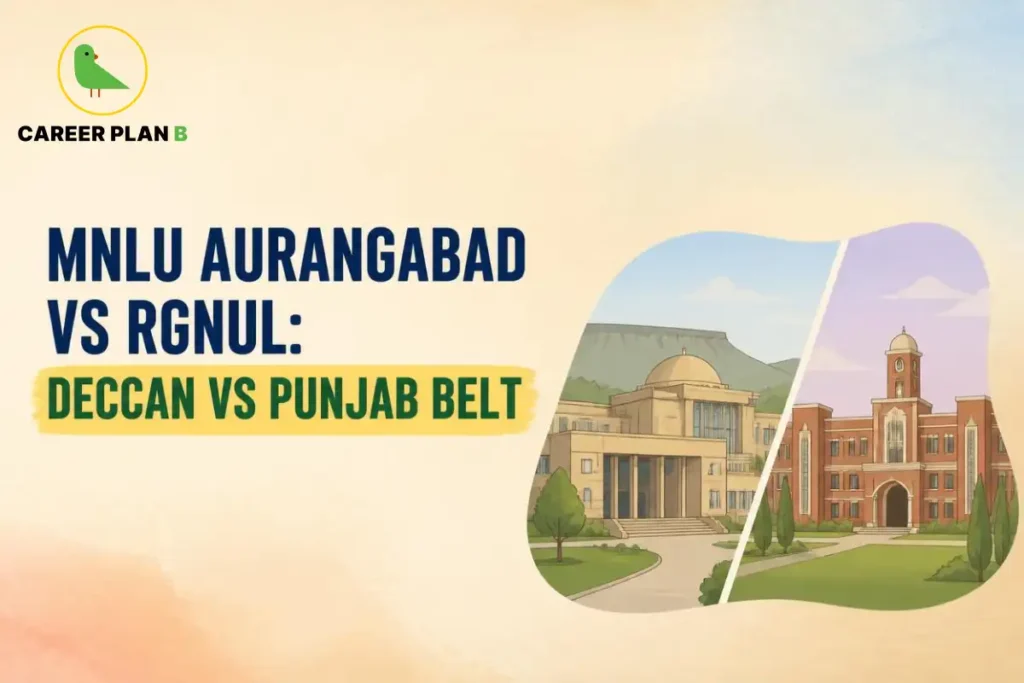MNLU Aurangabad vs RGNLU Comparing Law Education, Campus Environment, Regional Legal Networks, and Career Opportunities