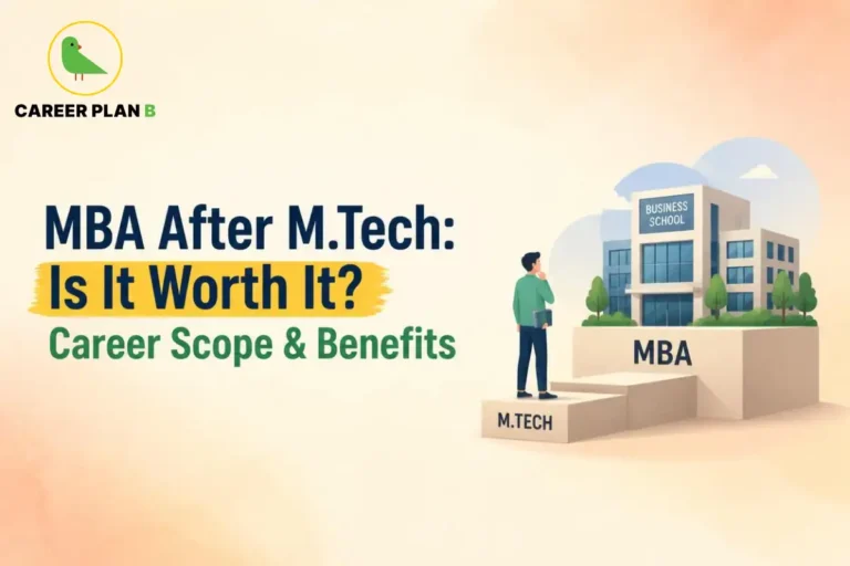 Graduate considering MBA studies beside an M.Tech and business school pathway