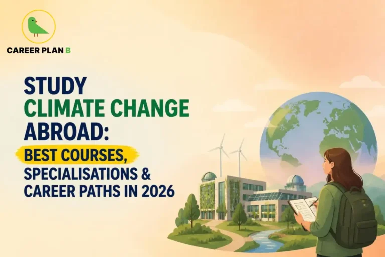 Climate change study abroad programs with environmental science courses, specialisations and career pathways