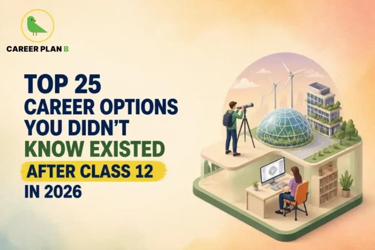 Top 25 Career Options After Class 12 in 2026 Featuring Diverse Emerging Career Paths Across Science, Technology, Sustainability, and Creative Fields