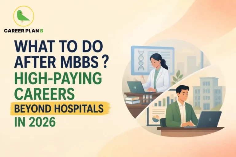 Career Options After MBBS in 2026 Highlighting High-Paying Careers Beyond Hospitals Across Research, Healthcare Management, and Corporate Fields