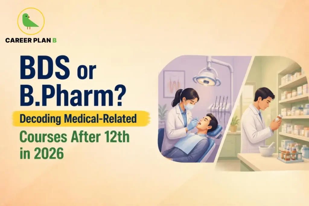 BDS vs B.Pharm Comparison Explaining Medical-Related Course Options After Class 12 in 2026