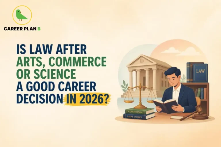 Law After Arts, Commerce, or Science Comparison Showing Whether Legal Studies Are a Good Career Choice in 2026
