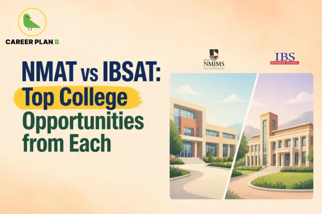 NMAT vs IBSAT comparison highlighting different college opportunities and campuses.