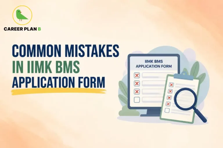 Common mistakes to avoid in the IIMK BMS application form.