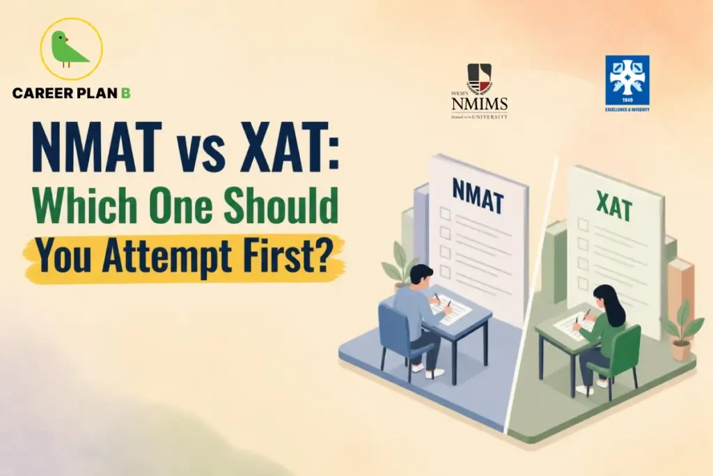 NMAT vs XAT comparison to decide which MBA entrance exam to attempt first.
