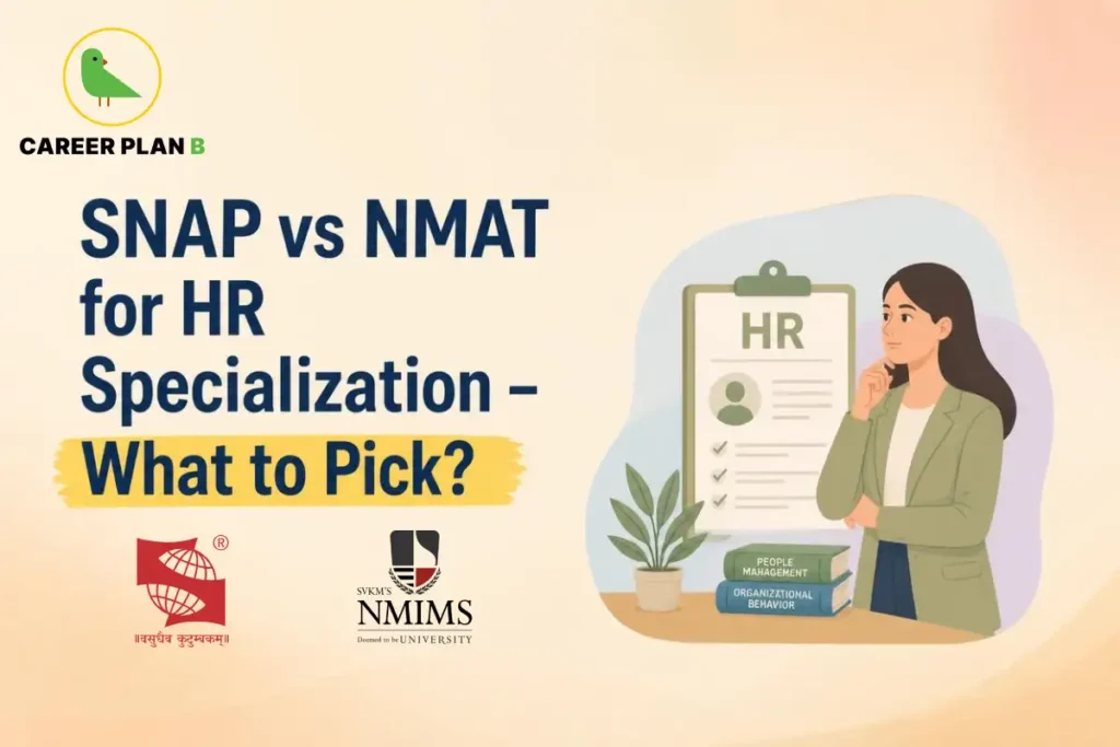 SNAP vs NMAT comparison for choosing an HR specialization pathway.