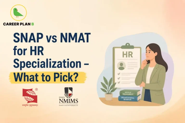 SNAP vs NMAT comparison for choosing an HR specialization pathway.