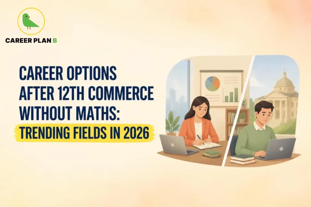 courses after 12th commerce without maths studying business topics on laptops and notebooks