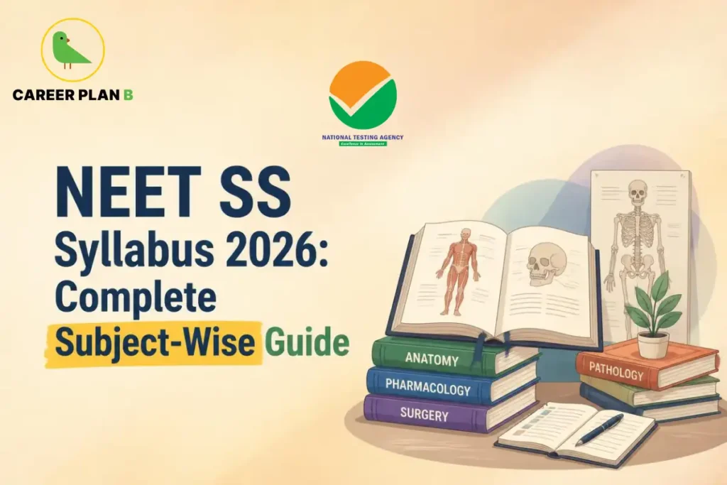 NEET SS syllabus 2026 complete subject-wise guide covering anatomy, pharmacology, surgery, and pathology.