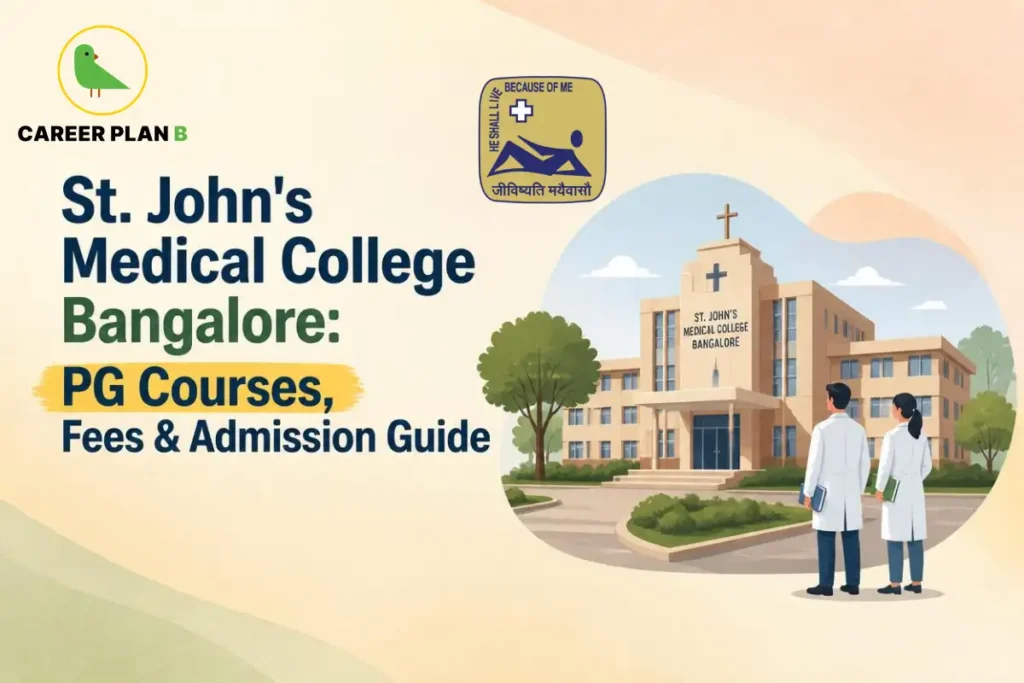 St. John’s Medical College Bangalore PG courses, fees, and admission guide.