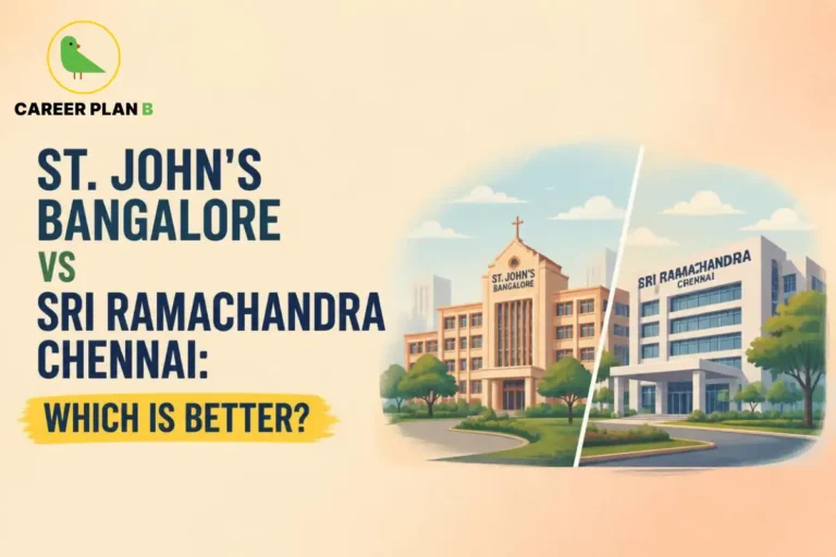 St. John’s Bangalore vs Sri Ramachandra Chennai comparison for medical education.