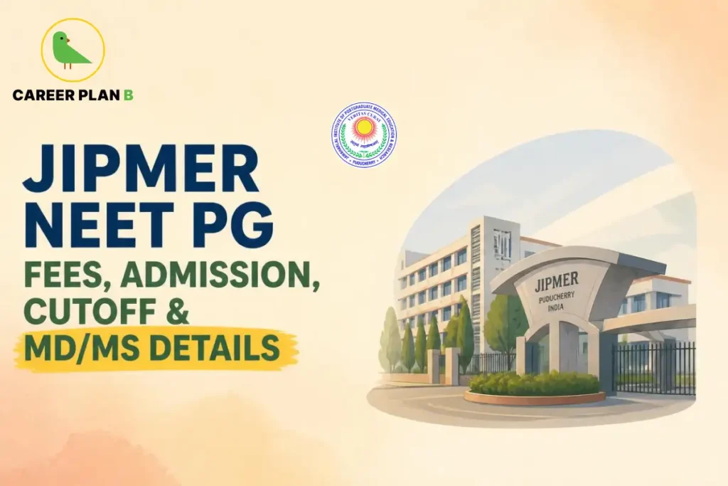 JIPMER Puducherry campus for NEET PG fees, admission, cutoff, and MD/MS details.