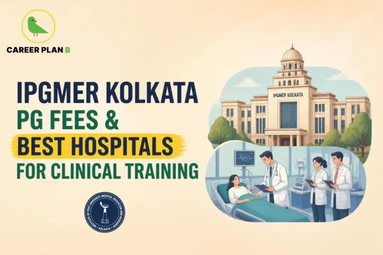 IPGMER Kolkata PG fees and hospitals for clinical training.