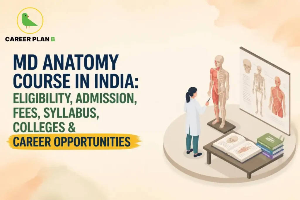 MD Anatomy course in India covering eligibility, admission, fees, syllabus, top colleges, and career opportunities for postgraduate medical aspirants.