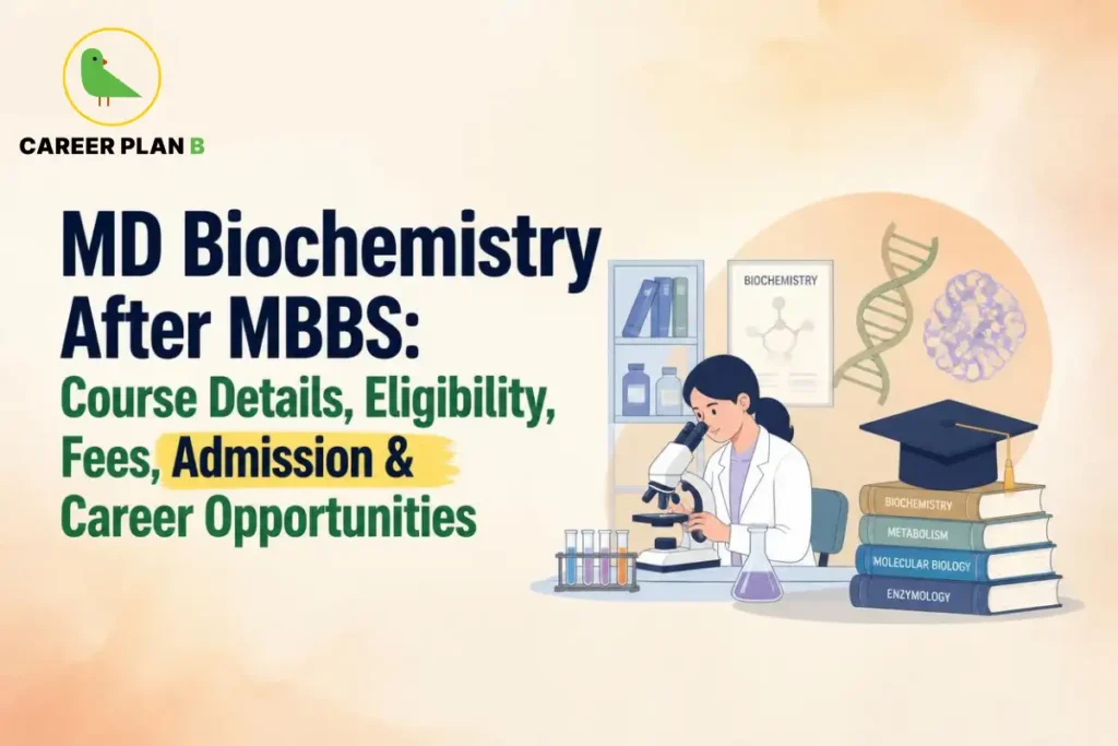 MD Biochemistry after MBBS covering course details, eligibility, fees, admission process, and career opportunities in biochemistry.
