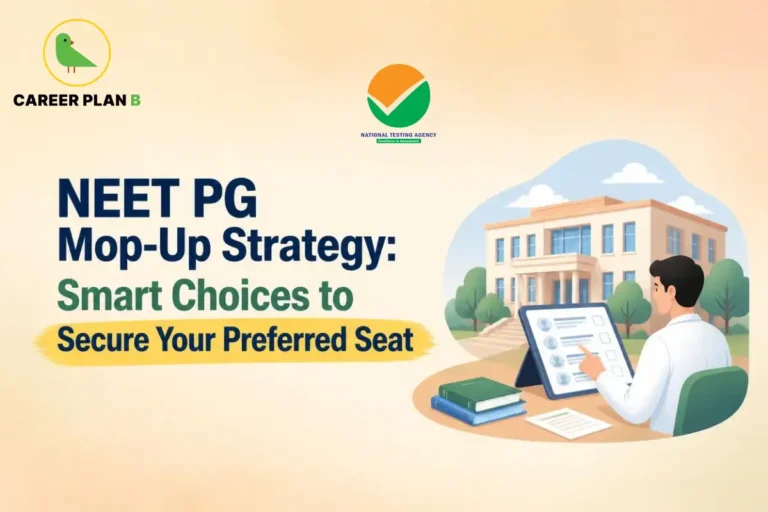 NEET PG mop-up strategy for making smart choices to secure a preferred medical college seat.