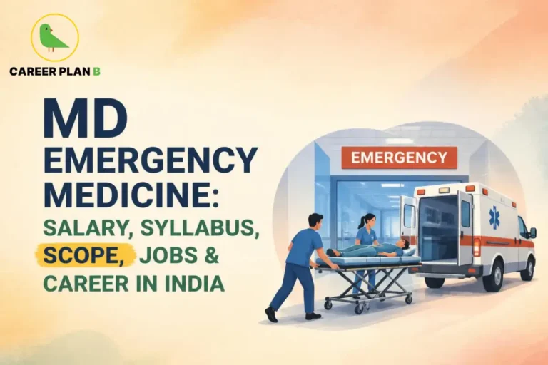 MD Emergency Medicine salary, syllabus, scope, jobs, and career in India.