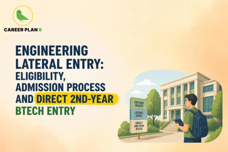 Engineering lateral entry eligibility, admission process, and direct second-year BTech entry