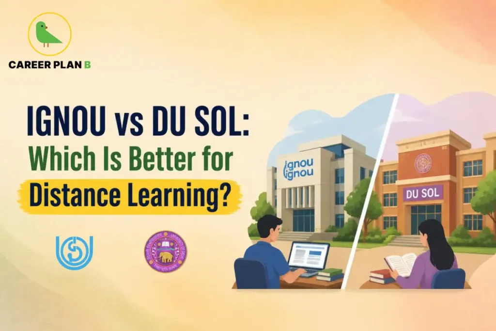 IGNOU vs DU SOL comparison for distance learning.