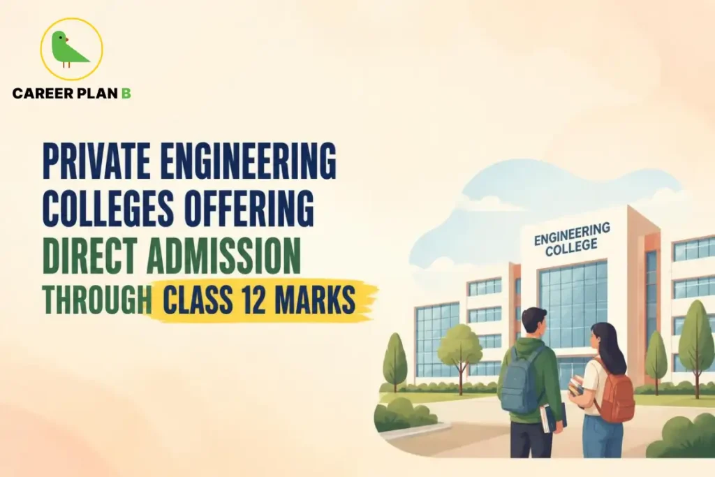 Private engineering colleges offering direct B.Tech admission through Class 12 marks, explaining eligibility and admission opportunities for students.