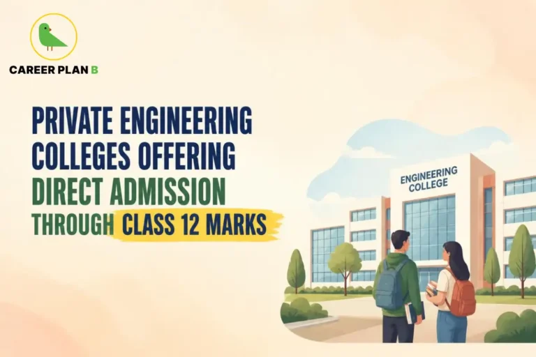 Private engineering colleges offering direct B.Tech admission through Class 12 marks, explaining eligibility and admission opportunities for students.