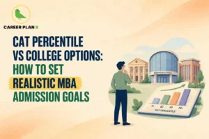 CAT percentile vs college options, helping MBA aspirants understand realistic admission goals and choose suitable business schools based on their expected percentile.