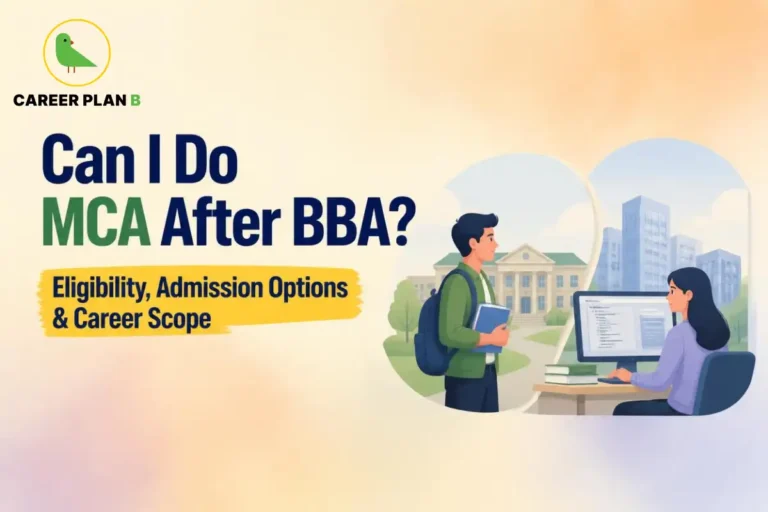 MCA after BBA showing eligibility, admission options, and career scope.