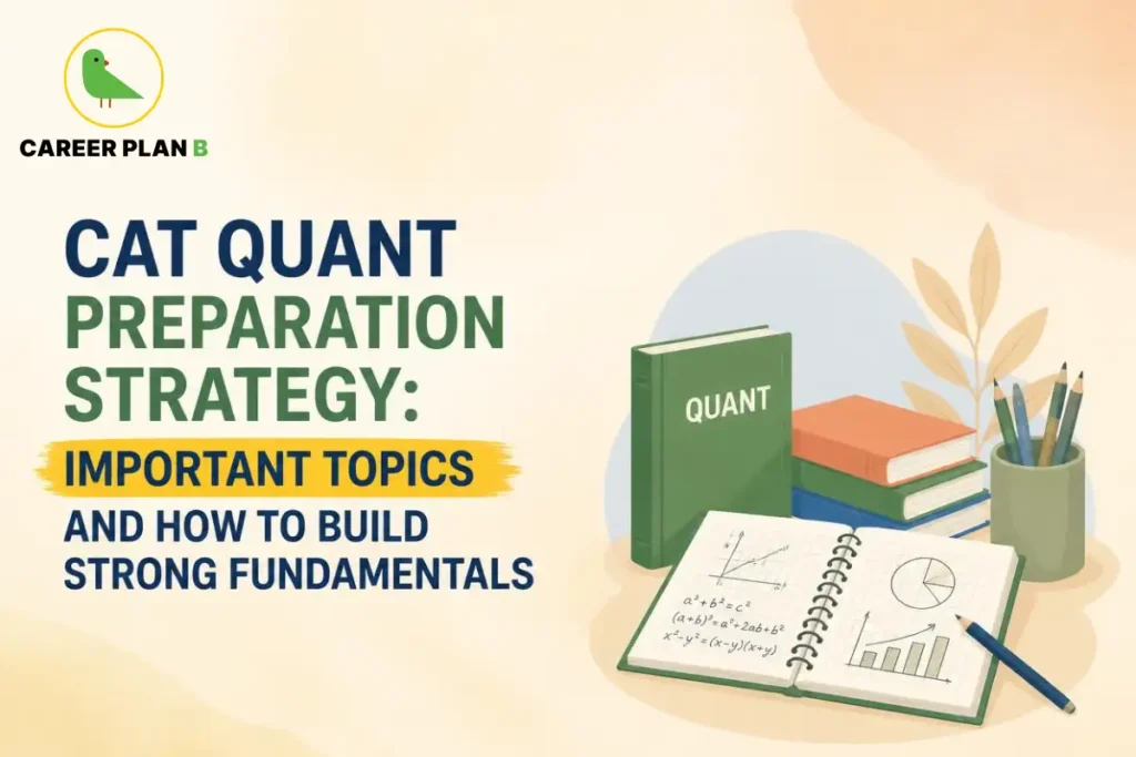 CAT Quant Preparation Strategy Cover Image Highlighting Important Topics and How to Build Strong Quantitative Aptitude Fundamentals