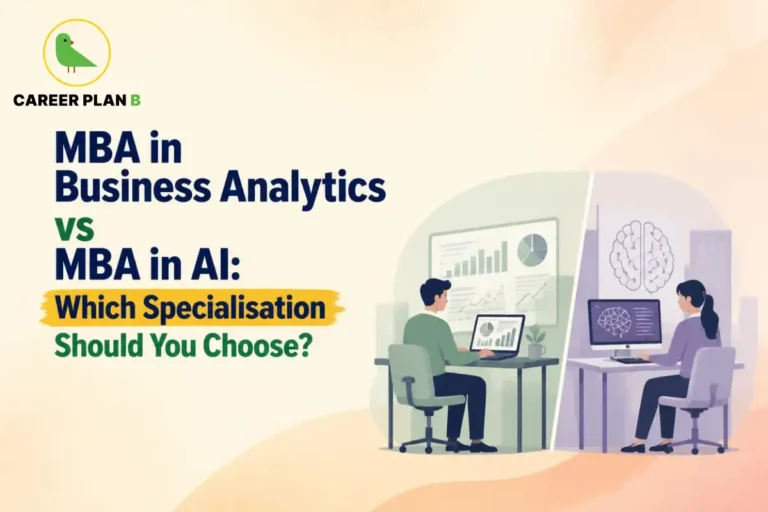 MBA in Business Analytics vs MBA in AI Comparison to Help Students Choose the Right Specialisation for Their Career Goals