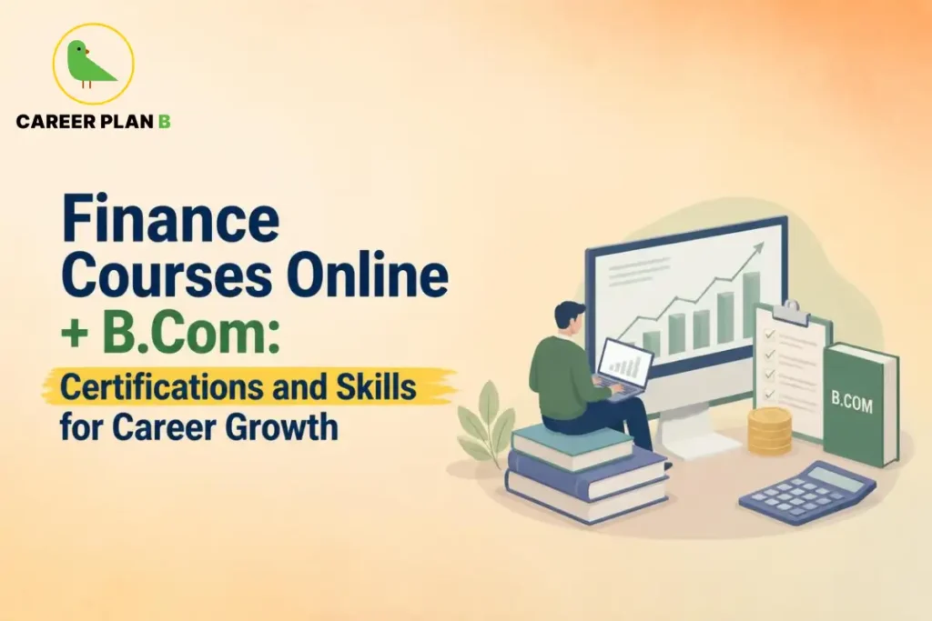 Online finance courses and B.Com certifications for developing finance skills and career growth.