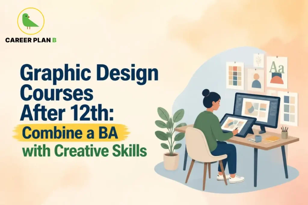 Graphic design courses after 12th with BA and creative skills for career development.