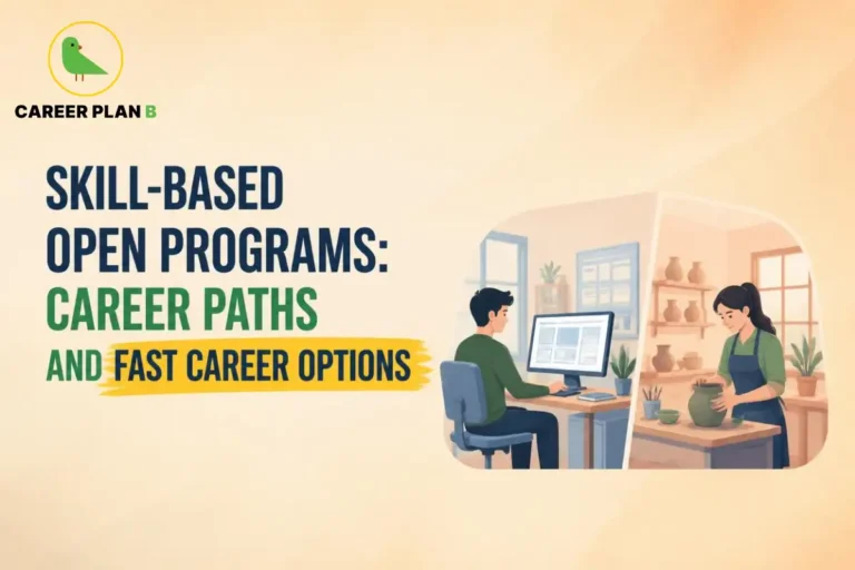 Skill-based open programs offering career paths and fast career options through practical learning.