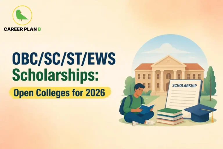 Meta Description (147 characters): Confused about OBC/SC/ST/EWS scholarships in 2026? Here's how reserved category students can build a smart backup plan after CUET results. Primary Keyword: OBC/SC/ST/EWS Scholarships 2026 Semantic/Related Keywords: CUET 2026 admissions, reserved category college admission, private university admission 2026, backup college options, National Scholarship Portal, fee concession reserved category, EWS certificate, college admission backup plan OBC/SC/ST/EWS Scholarships: Open Colleges for 2026 Introduction Rohan still remembers the evening his CUET 2026 scorecard arrived. His parents had been saving for years, hoping he'd land a seat in a top government college. The score was decent, not dreamy. For a moment, the room went quiet. Then his mother said something that changed everything: "Beta, have you checked the OBC/SC/ST/EWS scholarships 2026? Maybe there's a way." That one sentence opened a door neither of them knew existed. Across India, thousands of students from reserved categories face this exact moment every year, that gap between a CUET score and a dream college. But here's the truth: OBC/SC/ST/EWS scholarships 2026 aren't just a backup plan, they're often the smarter, more affordable route into a strong university. This blog walks you through exactly how. Why Reserved Category Students Need a Backup Plan This Year CUET 2026 changed quite a bit. The number of subjects was trimmed, exam shifts got rescheduled due to holidays, and several popular subjects were discontinued altogether. With over 300 universities relying on this single exam, competition for top colleges has only gotten tighter. So what happens if your score doesn't match the cutoff for your dream government college? This is exactly where a backup plan, built around scholarships and private university admissions, becomes your safety net rather than your second choice. Think of it like packing for a trek. You hope for clear weather, but you still carry a raincoat. Reserved category scholarships are that raincoat, they're there so a slightly lower score doesn't wash out your entire year. Understanding OBC/SC/ST/EWS Scholarships 2026: What's Actually Available Here's where many students get stuck, not because scholarships don't exist, but because nobody explains where to look. The National Scholarship Portal: Your First Stop The National Scholarship Portal is the central hub for most government-funded scholarships for SC, ST, OBC, and EWS students. It brings together over a hundred central and state schemes under one login. Category What It Covers Where to Apply SC/ST Post-Matric Scholarship Tuition fee, maintenance allowance National Scholarship Portal OBC Post-Matric Scholarship Fee reimbursement, hostel charges National Scholarship Portal EWS Scholarships Merit-cum-means support National Scholarship Portal State-specific schemes Varies by state (Delhi, Maharashtra, Telangana, etc.) State portals like e-District, MahaDBT Income limits typically range from around 2.5 lakh to 8 lakh per year depending on the category and scheme, so it's worth checking your eligibility carefully before applying. University-Level Fee Concessions Beyond government schemes, many universities offer their own fee waivers for reserved category students. For example, Delhi University charges a reduced application fee for reserved category candidates compared to general category students, a small detail, but it adds up when you're applying to multiple programmes through the CSAS portal. Top Private Universities Offering Support for Reserved Categories in 2026 Should private universities even be on your radar? Honestly, yes, especially as a backup admission strategy. Many private institutions accept CUET 2026 scores and offer their own scholarship structures on top of government schemes. A few examples worth exploring: Amity University - Offers eligibility relaxations for SC/ST/OBC/EWS/PwBD candidates and guides students toward Post-Matric scholarships through the National Scholarship Portal, alongside its own merit-based scholarships. Lovely Professional University - Runs its own scholarship structure for category-based and merit-based admissions, details available on the official LPU admissions page. Symbiosis - Offers fee concessions and scholarship guidance for eligible reserved category students through its official admissions portal. The key here is simple: don't assume private means unaffordable. With the right scholarship stacked on top, the actual fee you pay could be lower than you expect. How Does Your CUET 2026 Score Connect to Scholarship Eligibility? This is a question students often overlook. Your CUET 2026 score determines which colleges and courses you're eligible for, but your category certificate determines which scholarships and fee waivers apply on top of that admission. In simple terms, think of CUET as the key that opens the door, and your category certificate as the discount voucher you use once you're inside. Both matter, and both need to be ready well before counselling begins. For Delhi University admissions, for instance, candidates must register separately on the CSAS portal after CUET results, and reservation policies for SC, ST, OBC-NCL, EWS, and PwD categories are applied during this seat allocation process. Is a Backup College Plan Really Necessary? Let's be honest, nobody wants to think about a "Plan B" while still hoping for "Plan A." But here's a small story to put things in perspective. A student named Priya scored well enough for a decent state college but missed her first-choice university by a few marks. Instead of waiting anxiously through multiple counselling rounds, she had already researched scholarship-backed admissions at two private universities. When her first-choice seat didn't come through, she didn't panic, she simply moved to her backup, scholarship in hand. That's the real value of preparation. It's not about expecting failure, it's about removing the fear of it. Step-by-Step: Applying for Scholarships Alongside Admission Here's a simple roadmap students can follow: Register on the National Scholarship Portal early - Most schemes follow an annual cycle, and missing the window means waiting another year. Keep your category certificate updated - SC, ST, OBC, and EWS certificates often need renewal, don't let an expired document cost you a scholarship. Shortlist universities accepting CUET 2026 scores - Check official websites for category-wise fee structures. Apply for university-specific scholarships separately - National Scholarship Portal schemes and university scholarships are usually independent of each other. Track application deadlines for both admission and scholarships - These timelines rarely align, so a simple calendar reminder helps a lot. Verify documents well before the deadline - Aadhaar-linked bank accounts and income certificates are commonly required. How Career Plan B Helps Career Plan B helps students and parents navigate scholarships and admissions with clarity, structure, and personalized support during the CUET 2026 admission cycle: Personalized Career Counselling: Helps families understand admission opportunities, scholarship pathways, and academic options based on the student's profile, goals, and circumstances. Psycheintel & Career Assessment Tests: Provides data-backed insights into aptitude, personality traits, learning styles, and academic/career alignment, helping students identify pathways that genuinely fit them. Admission & Academic Profile Guidance: Supports students in managing admission requirements, organizing documentation, understanding eligibility criteria, and planning applications strategically. Career Roadmapping: Helps students build a structured long-term plan that connects scholarship opportunities, college choices, and future academic and career goals. End-to-End Guidance: Assists students and parents throughout the admission process so important deadlines, opportunities, and decisions are handled with confidence rather than confusion. The focus is not just on securing admission or financial support, but on helping students make informed decisions that align with their strengths, aspirations, and long-term success. Frequently Asked Questions 1. Can I apply for both government and university scholarships together? Yes, in most cases. Government schemes through the National Scholarship Portal and university-specific scholarships are usually independent, so you can apply for both as long as you meet each one's eligibility criteria. 2. Do private universities accept CUET 2026 scores for reserved category admissions? Many private universities do accept CUET scores and additionally offer their own category-based relaxations and scholarships, but policies vary by institution, so it's best to confirm on the university's official website. 3. What documents are commonly required for OBC/SC/ST/EWS scholarships? Typically, a valid category certificate, income certificate, Aadhaar-linked bank account details, and academic mark sheets are required. Requirements can vary slightly by scheme. 4. Is there an income limit for EWS scholarships? Yes, income limits vary by scheme, but many post-matric schemes use limits ranging from around 2.5 lakh to 8 lakh per year depending on the category. 5. What if I miss the National Scholarship Portal deadline? Unfortunately, most central schemes follow a strict annual cycle, so missing the deadline usually means waiting for the next cycle. This is why early registration is so important. Conclusion Rohan eventually did find his way, not through the college he originally dreamed of, but through one that welcomed him with open arms and a scholarship that made his parents breathe easier. His story isn't unique, it's one that repeats every year across India, just with different names and different colleges. OBC SC ST EWS scholarships illustration featuring a student, scholarship document, college building and graduation cap.