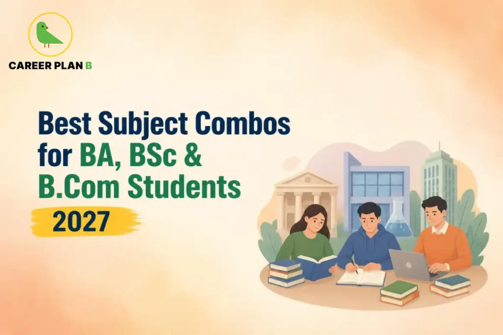 Primary Keyword: subject combinations for BA BSc B.Com Meta Description (143 characters): Confused about subject combinations for BA, BSc & B.Com for CUET 2027? Here's your complete guide to choosing the right subjects for your dream career. Best Subject Combos for BA, BSc & B.Com Students 2027 Picture this — it's a regular afternoon, and a Class 11 student is sitting at a table with five browser tabs open, a notebook half-filled with crossed-out options, and a growing sense of panic. The question staring back at her isn't about an exam or a deadline. It's something much bigger: "Which subjects should I even pick?" If that sounds familiar, you're not alone. Thousands of students across India are right now in the same spot figuring out the right subject combinations for BA, BSc & B.Com before CUET 2027 arrives. And here's the truth nobody tells you early enough: the subjects you choose today don't just decide which entrance test you'll write. They decide which doors open for you and which ones stay shut. What Is CUET 2027 and Why Do Subject Combinations Matter So Much? How CUET Actually Works The Common University Entrance Test, conducted by the National Testing Agency (NTA), is the single gateway to undergraduate admissions in over 240 universities across India including Delhi University, BHU, JNU, and many others. You can verify this and check participating universities on the official CUET portal: cuet.nta.nic.in Unlike traditional board-dependent admissions, CUET focuses on merit and aptitude rather than board exam percentages, which creates a more level playing field for students regardless of their educational board. In the CUET exam, you can select a maximum of 5 subjects across its three sections. The ideal structure most universities expect is: 1 Language paper + 2 or 3 Domain Subject papers + the General Aptitude Test (GAT). Why Your Subject Choice Can Make or Break Your Admission Here's something that trips up even bright, well-prepared students. You may score brilliantly in CUET — but if you haven't selected the right domain subjects mapped to your desired course, your application simply won't be considered. Allocation and admission at universities like Delhi University is based only on the combination of languages, domain-specific subjects, and the GAT in which you have actually appeared — as per program-specific eligibility. So it isn't just what you study. It's what you declare on that CUET form. Subject Combinations for BA Students The Humanities Side of CUET — More Flexible Than You Think BA is often misunderstood as the "safe" or "easy" choice. In reality, it is one of the most career-diverse streams in Indian higher education covering everything from economics and psychology to political science and history. For BA programmes at Delhi University, CUET subjects fall into two main lists. List A covers languages (English, Hindi, Sanskrit, Urdu, Bengali, and others), and List B covers domain-specific Arts subjects — Economics/Business Economics, Geography/Geology, History, Mathematics/Applied Mathematics, Political Science, Psychology, and Sociology. You choose one language from List A, and then pick your domain subjects from List B based on which BA course you're targeting. Common BA Subject Combinations and What They Lead To BA Course Recommended CUET Domain Subjects Career Paths BA (Hons.) Economics Economics + Mathematics + Political Science Civil Services, Finance, Research BA (Hons.) Psychology Psychology + Sociology + any Language Counselling, HR, Clinical Psychology BA (Hons.) Political Science Political Science + History + Sociology Law, Journalism, UPSC BA (Hons.) History History + Political Science + Geography Research, Teaching, Museums BA (Hons.) Sociology Sociology + Political Science + History Social Work, NGOs, Academia A word of honest advice here — don't pick Psychology simply because it sounds interesting at a coffee table conversation. Ask yourself: do you genuinely enjoy understanding people, behaviours, and mental patterns? Subject selection should be a conversation between your curiosity and your career, not just a reaction to what your friends are picking. Subject Combinations for BSc Students The Science Stream: Precision Is Everything BSc students often feel more "locked in" by their subject choices and in many ways, they are. The science domain in CUET is very precise. A wrong subject declaration can mean being ineligible for a course even if your score is excellent. For BSc programmes at BHU, for instance, BSc (Hons.) Biology Group requires Biology, Chemistry, and Physics as domain subjects. BSc (Hons.) The Mathematics Group follows its own specific combination. You can check the full BSc eligibility criteria and subject mapping for BHU programmes directly at bhu.ac.in Popular BSc Combinations at a Glance BSc Course CUET Domain Subjects Required What It Opens Up BSc (Hons.) Physics Physics + Chemistry + Mathematics Engineering PG, Research, Defence BSc (Hons.) Biology Biology + Chemistry + Physics Medicine, Genetics, Biotechnology BSc (Hons.) Mathematics Mathematics + Physics + any Science Data Science, Actuarial Science, IIT PG BSc (Hons.) Biochemistry Biology/Mathematics + Chemistry + Physics Pharma Research, Biotech Labs BSc (Hons.) Computer Science Mathematics + Physics + Computer Science Software, AI, Cybersecurity What About Emerging Combos in Science? This is where it gets exciting. Many students in 2027 are now looking at interdisciplinary BSc combinations like Psychology with Biology, or Computer Science with Statistics. These are not traditional paths, but universities like JNU and DU are increasingly offering programmes that blend science with social science. JNU's e-Prospectus confirms that admissions to BA, BSc, and Certificate of Proficiency programmes are made through CUET UG, with candidates selected strictly on the basis of their performance in the Computer Based Test and merit-based deprivation points. You can access the full JNU prospectus at jnu.ac.in Subject Combinations for B.Com Students Commerce in CUET: Fewer Subjects, But Higher Stakes B.Com students often assume that subject selection is straightforward — Accountancy, Business Studies, Economics, done. And while that is largely true for core B.Com programmes, the nuances matter a great deal when you're aiming for specific universities or specialisations. Banaras Hindu University offers two undergraduate commerce programmes — BCom (Hons.) and BCom (Hons.) in Financial Market Management. Students are required to choose Accountancy/Bookkeeping, Business Studies, and the General Aptitude Test to apply for BHU BCom courses. Check official BHU course requirements at bhu.ac.in B.Com with Maths vs. Without Maths — Does It Really Matter? Yes and more than most students realise. At Delhi University, for any B.Com programme combination where Mathematics, Statistics, or Computer Applications is one of the two core disciplines, it is mandatory that the candidate must have studied and passed Mathematics in Class XII. This means if you're aiming for B.Com (Hons.) or a stats-heavy programme, Mathematics as a domain subject isn't optional. It's the difference between being considered and being screened out. B.Com Course Type Key CUET Domain Subjects Why Maths Matters B.Com (Hons.) Accountancy + Business Studies + GAT Maths needed for math-based specialisations B.Com (Hons.) Financial Market Accountancy + Business Studies + GAT Strong maths background preferred B.Com Programme Accountancy + Business Studies + Economics Maths optional but helpful You can review Delhi University's specific program eligibility requirements on the official DU admission portal: https://www.du.ac.in/ How Do You Actually Choose the Right Combination for Yourself? What If You're Standing at a Crossroads Right Now? This is perhaps the most important section in this entire blog and it's the one most guides skip. They give you the tables. They give you the codes. But they don't ask you the question that actually matters first. What do you want your life to look like at 28? Not your parent's answer. Not your school topper's answer. Yours. Here are a few honest questions to ask yourself before locking in your CUET 2027 subject combination: Do you enjoy working with numbers, data, and patterns? You likely belong in Mathematics, Physics, or Economics. Do you light up when discussing society, people, or current events? Psychology, Sociology, or Political Science may be your space. Are you drawn to labs, experiments, and the logic of the natural world? Science domain subjects are calling. Do you see yourself running a business or understanding financial systems? Commerce subjects with Economics and Maths will serve you well. Beyond self-reflection, there's a practical side too. Always cross-check three things before finalising: The specific programme's eligibility criteria on the target university's official website. The CUET subject codes on the NTA's official CUET portal: cuet.nta.nic.in Whether your Class 12 subjects align with the domain subjects you plan to select — if a subject studied at Class XII is not listed in CUET UG, the candidate must appear in a closely related domain subject where at least 50% of the syllabus matches. How Career Plan B Helps Career Plan B helps students make informed academic decisions by connecting their strengths, interests, and ambitions with the right educational pathway: Personalized Career Counselling: Helps students explore their goals, evaluate different academic options, and make decisions that align with their long-term aspirations rather than external pressure or uncertainty. Psycheintel & Career Assessment Tests: Provides data-backed insights into aptitude, personality traits, interests, and learning styles, helping students understand which streams, subjects, and career paths are the best fit. Academic Profile Guidance: Supports students in building a strong academic foundation, identifying areas of focus, and making choices that strengthen future admission prospects. Stream, Subject & University Alignment: Helps students understand how subject combinations connect to specific courses, universities, and career opportunities, ensuring decisions are made strategically. Career Roadmapping: Creates a structured plan that links present academic choices with future educational and professional goals, providing clarity and direction at every stage. End-to-End Guidance: Assists students throughout the decision-making process so they move forward with confidence, self-awareness, and a clear understanding of their options. For Latest Information [cpb_subscribe_form category="Academic Counselling" tags="blog" button_text="Subscribe Now" placeholder="Your email"] Frequently Asked Questions 1. Can I choose subjects from different streams in CUET 2027 — for example, Maths and History together? Yes, technically you can select subjects from different streams in CUET. However, whether that combination makes you eligible for a specific course depends entirely on the university's programme-specific eligibility criteria. Always check the target university's official admission bulletin before finalising. 2. Is the General Aptitude Test (GAT) compulsory for all CUET applicants? Not universally, but most top central universities including Delhi University require the GAT for the majority of their undergraduate programmes. The General Test is not compulsory across all DU courses, but it is required for most UG courses, and it is generally advised to include it in your subject selection. 3. How many subjects can I select in CUET 2027? You can select a maximum of 5 subjects combining all three sections. The minimum requirement is 1 language + 3 domain subjects + GAT, or 1 language + 4 domain subjects. The exact combination depends on your target course and university requirements. 4. Does my Class 12 stream limit what I can apply for in CUET? Your Class 12 subjects do influence which domain subjects you should ideally choose for CUET but they don't always hard-restrict you. Some universities allow cross-stream applications. However, certain programmes have mandatory prerequisites (like Maths for B.Com at DU). Always verify on the respective university's official website. 5. When will CUET 2027 application forms be released? Based on patterns from previous years, CUET application forms are typically released in early 2027. Keep tracking the official NTA website at nta.ac.in for official notifications and dates. Conclusion Your CUET 2027 journey isn't just about cracking an exam — it's about knowing yourself well enough to walk confidently into the right room. The subject combinations you choose for BA, BSc, or B.Com are the first real decision you'll make about your future, and that deserves careful thought, honest reflection, and the right information. Best subject combinations for BA, BSc and BCom students illustrated by three students studying with books near university buildings.