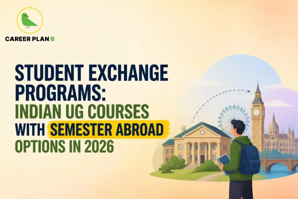 Student with a backpack viewing overseas landmarks as part of a Student Exchange Programs for Indian UG Students