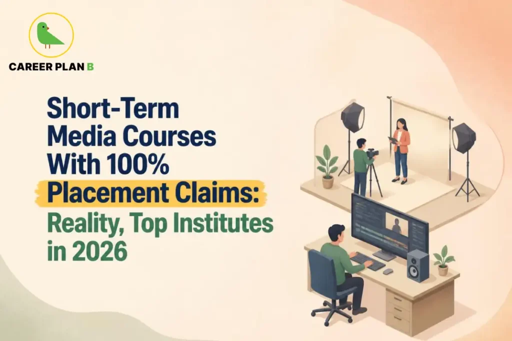 Short-term media courses with placement claims and career opportunities in 2026