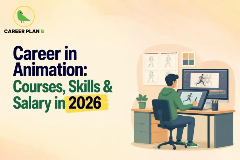 Career in animation with a student creating digital animations on a graphics tablet