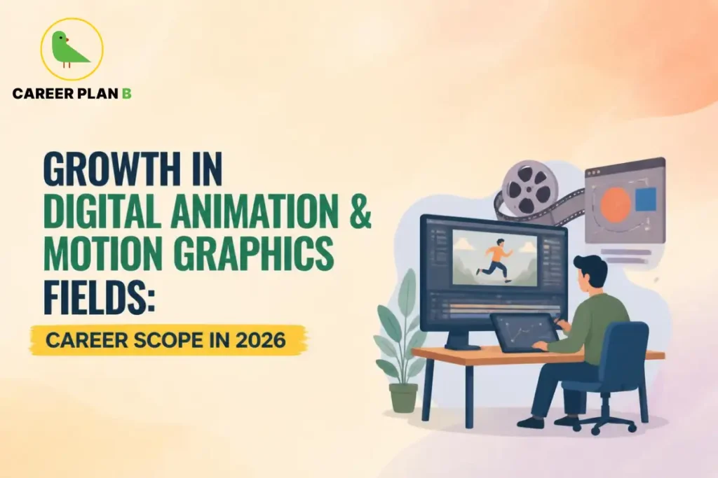 An animator editing a character sequence on a computer and drawing tablet while working in digital animation and motion graphics.