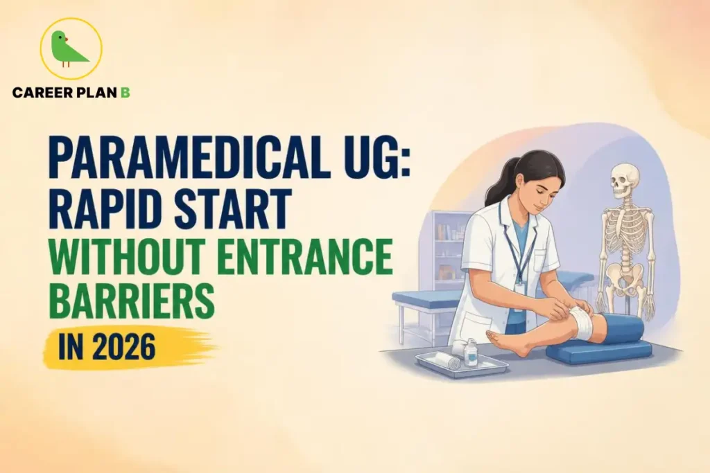 Paramedical UG programs offering practical healthcare education, clinical training, and alternative admission pathways without entrance barriers in 2026