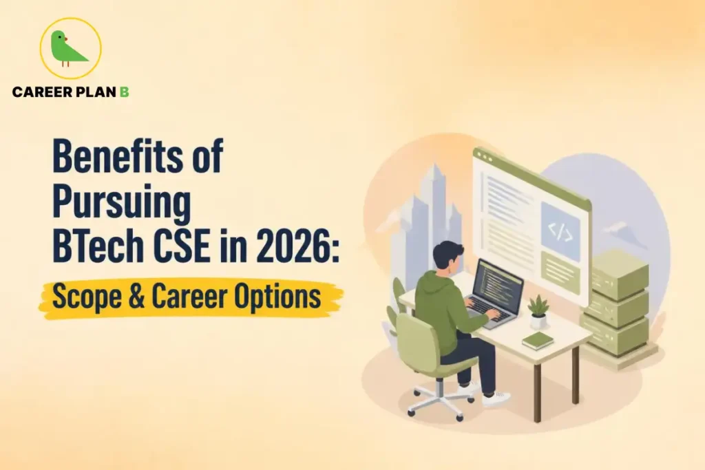 Benefits of pursuing BTech CSE in 2026, including career scope, job opportunities, and professional growth