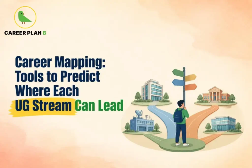 Career mapping tools for predicting where different undergraduate streams can lead, with pathways to technology, business, science, and professional careers