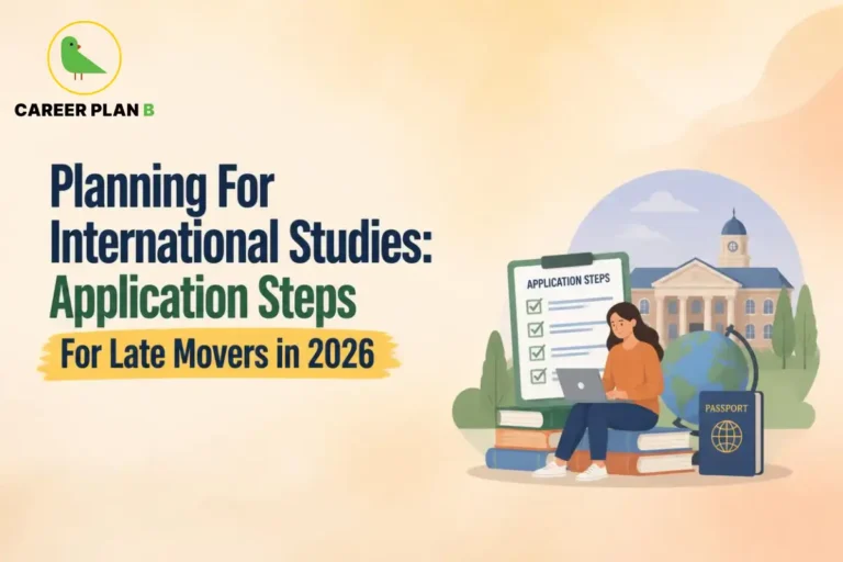 International studies application steps for late-moving students planning to study abroad in 2026