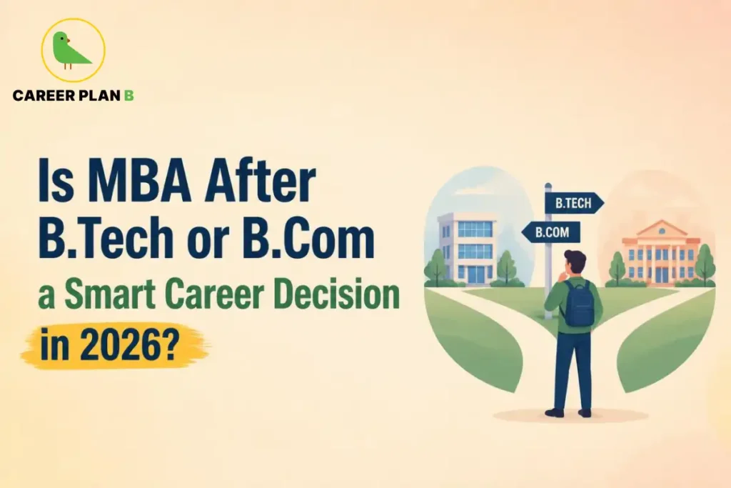 Is MBA after B.Tech or B.Com a smart career decision for students in 2026?