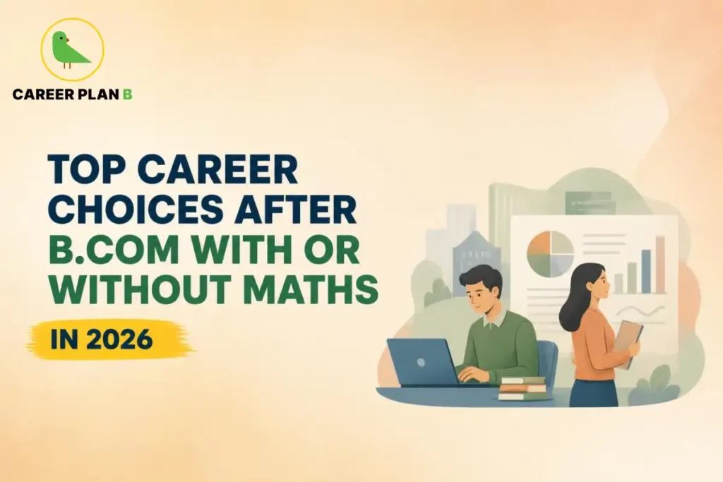 Top career choices after B.Com with or without Mathematics for students exploring career options in 2026