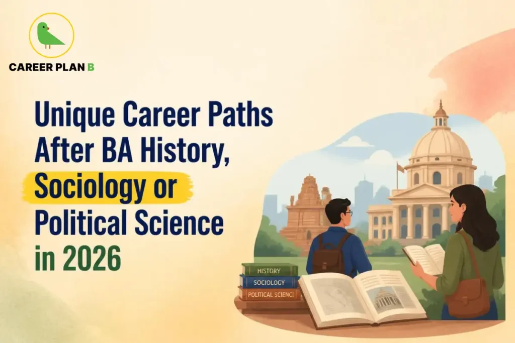 Unique career paths after BA History, Sociology, or Political Science for students exploring opportunities in 2026
