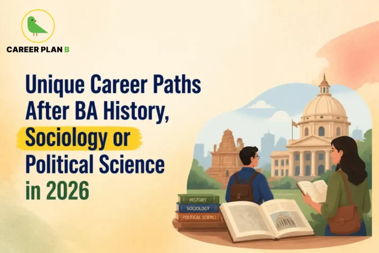 Unique career paths after BA History, Sociology, or Political Science for students exploring opportunities in 2026